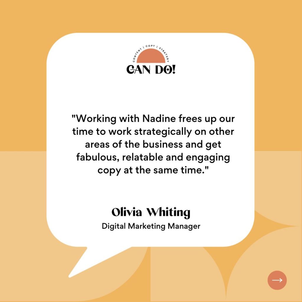 Nadine Nethery is responsible for outsourced copywriting for the online business community Mums & Co