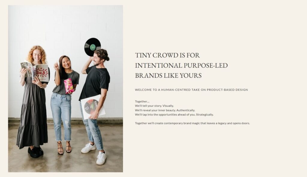 Su-Ann Len from Tiny Crowed shared a testimonial about me as the website copywriter for creatives like her.