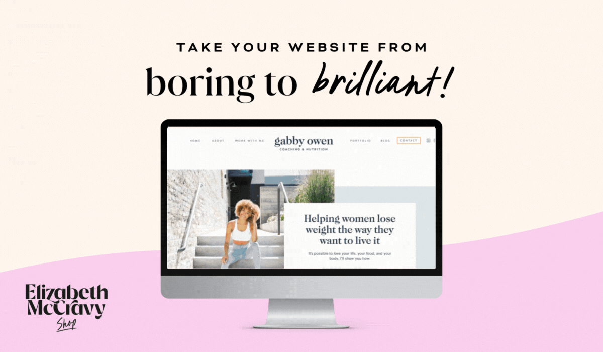 Nadine Nethery shares the best Showit website templates for coaches, creatives and photographers