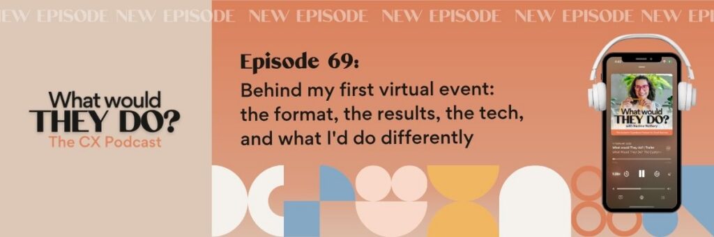 virtual event behind the scenes